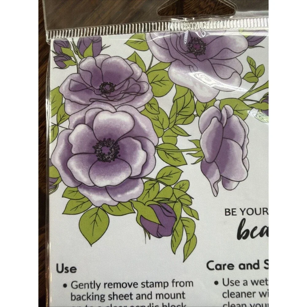 Altenew Paint A Flower: anemone Floral Stamp Set sentiments 2020